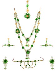 Check out Exclusive Flower Jewellery for Haldi online 